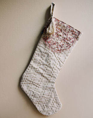 Soulful Upcycled Sari Christmas Stockings