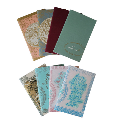 Soft Cover Diaries (Unlined Upcycled Cotton Paper Pages)