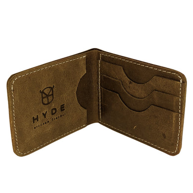 Bi-Fold Leather Wallet (Rustic)